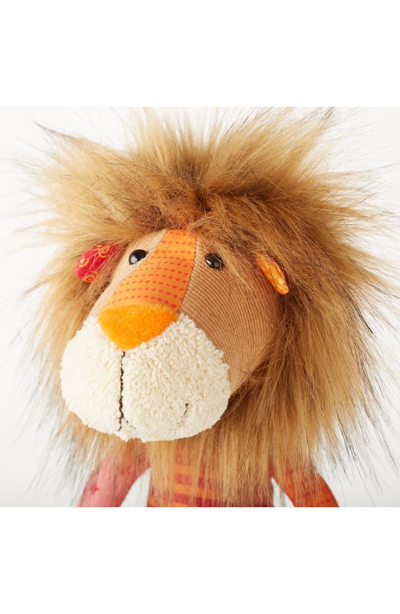 sigikid Patchwork Lion Plush Toy, Alternate, color, Multicolored