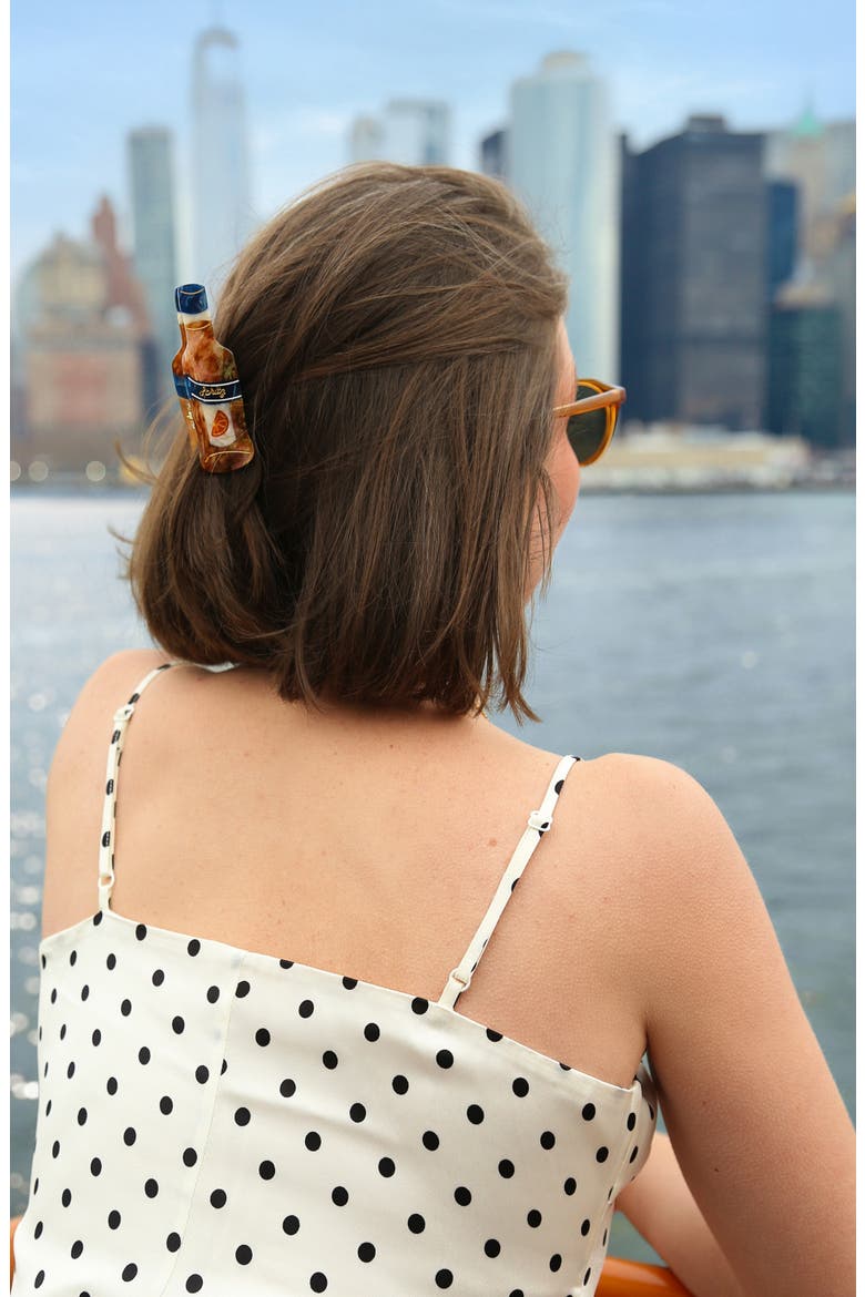Citrus Spritz Hair Claw Clip, Alternate, color, ORANGE