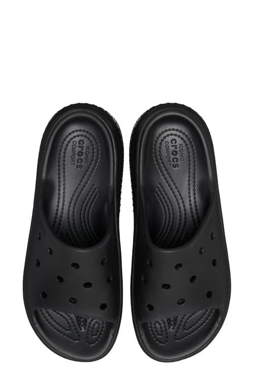 Crocs Stomp Slide Sandals In Black