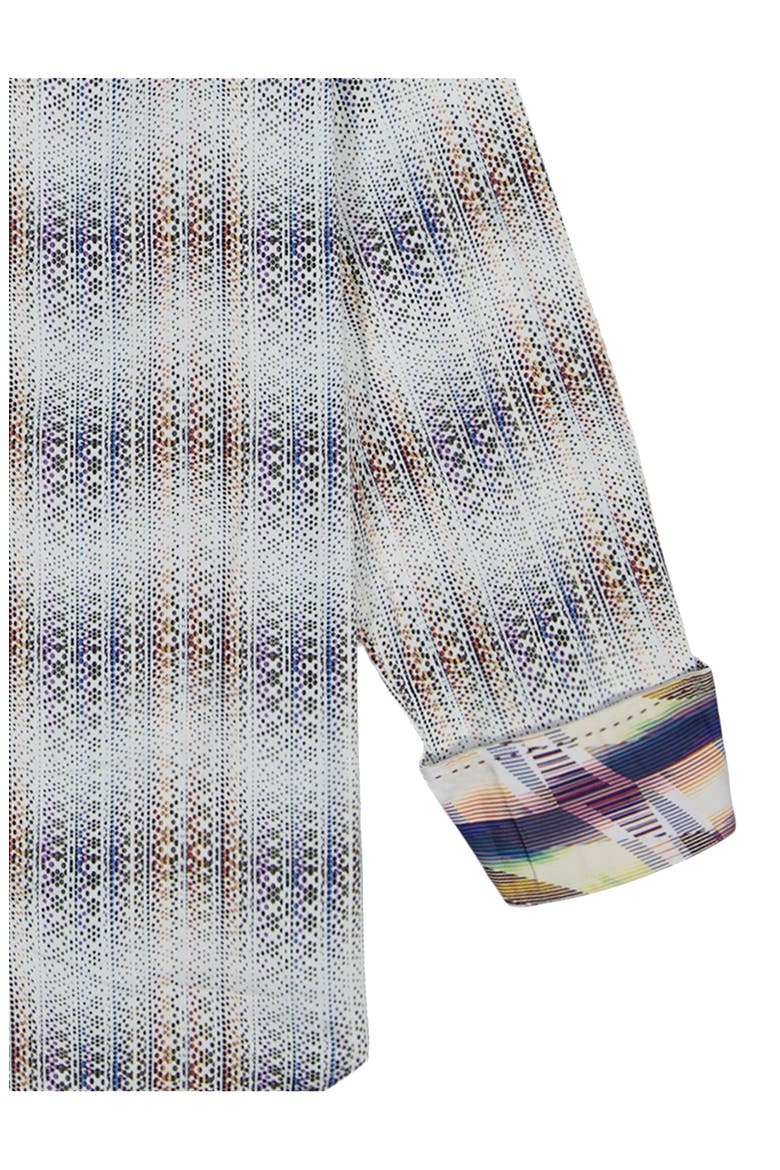 Forsyth Ombré Stripe Button-Up Shirt, Alternate, color, WHITE MULTI