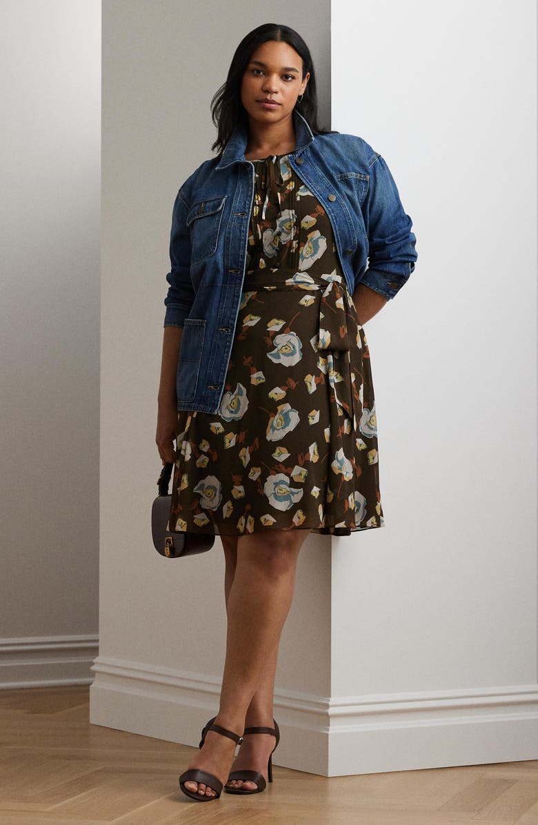 Lauren Ralph Lauren Denim Shirt Jacket, Alternate, color, 