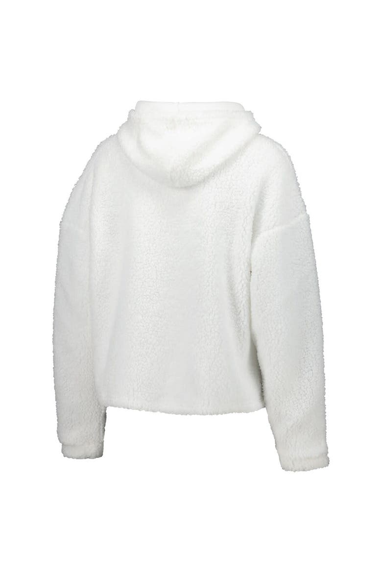 Women's Concepts Sport  White Dallas Cowboys Fluffy Pullover Sweatshirt & Shorts Sleep Set, Alternate, color, White