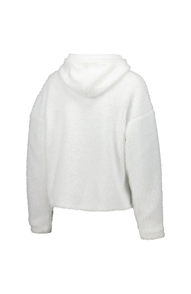 CONCEPTS SPORT Women's Concepts Sport White Dallas Cowboys Fluffy Pullover Sweatshirt & Shorts Sleep Set, Alternate, color, White