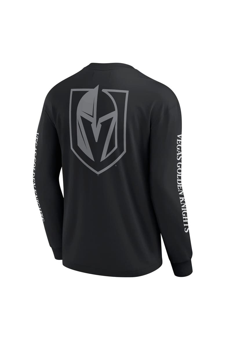 Men's Fanatics Black Vegas Golden Knights Elements Strive Long Sleeve T-Shirt, Alternate, color, Black