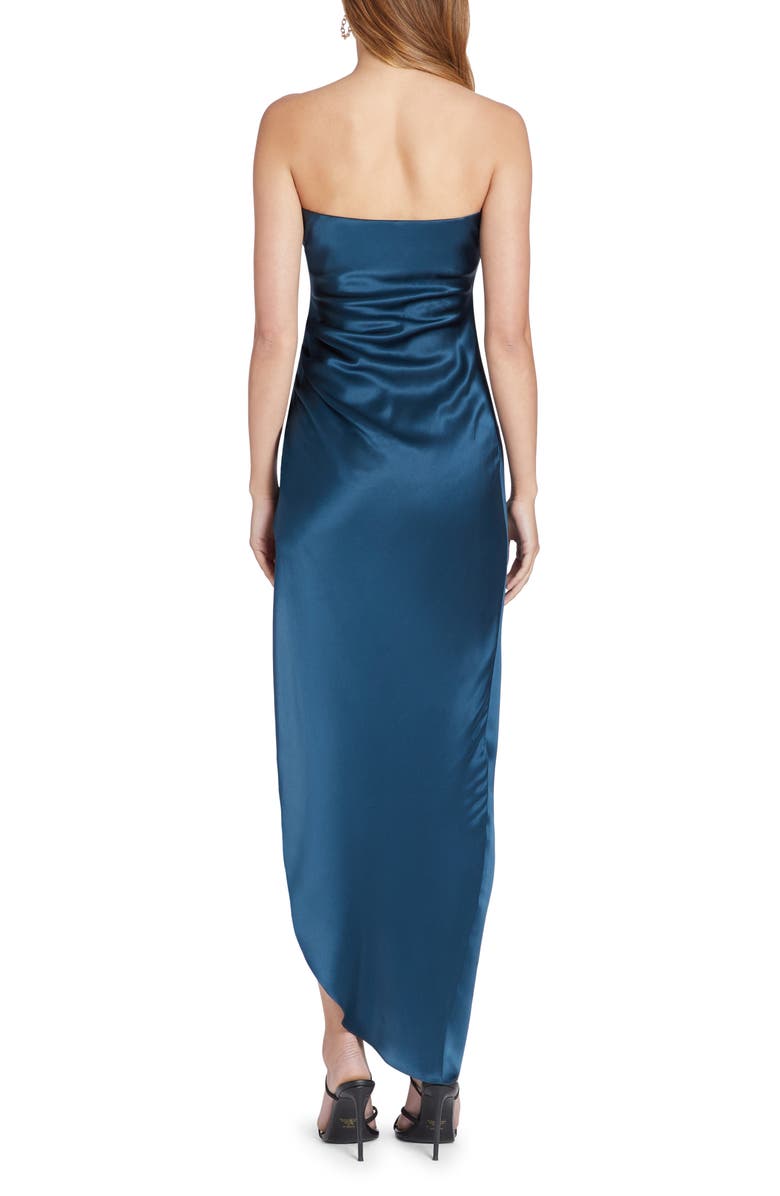 Amanda Uprichard Janae Silk Cocktail Dress, Alternate, color, 