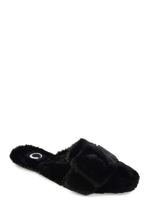 JOURNEE Eara Faux Fur Slipper (Women)