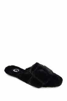 Journee Collection JOURNEE Eara Faux Fur Slipper