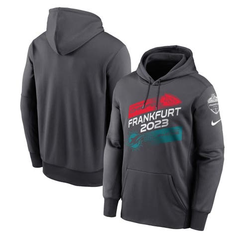 Men's Nike Anthracite Kansas City Chiefs vs. Miami Dolphins 2023 Frankfurt Game Pullover Hoodie