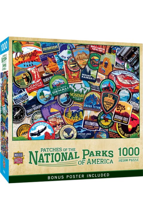 National Parks Patches 1000pc Puzzle