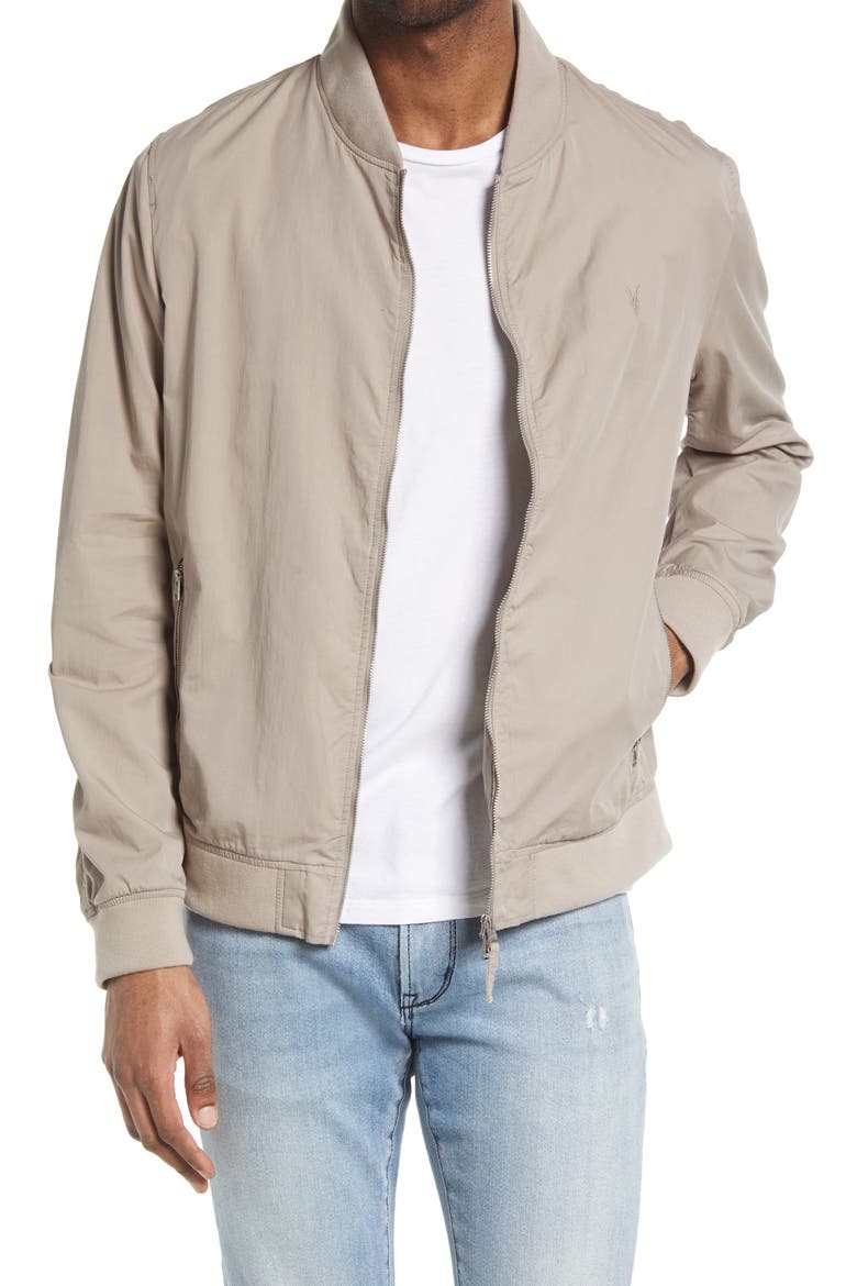 Men's Bassett Bomber Jacket, Main, color, ASH GREY