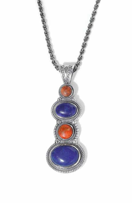 Labradorite Tiered Pendant Necklace