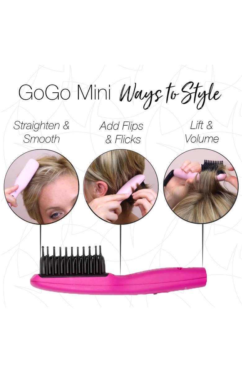 CALISTA GoGo Mini Detailer Brush, Alternate, color, Flamingo