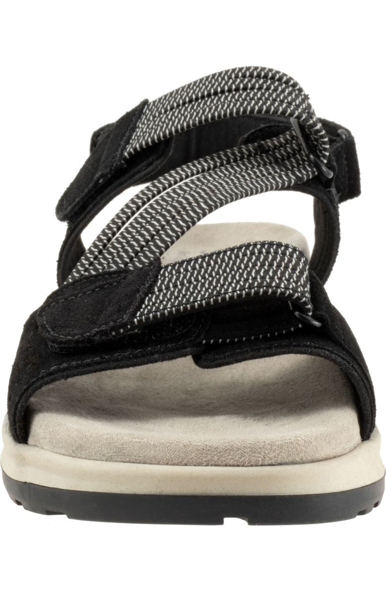 SoftWalk<sup>®</sup> Oahu Slingback Sandal, Alternate, color, Black Suede
