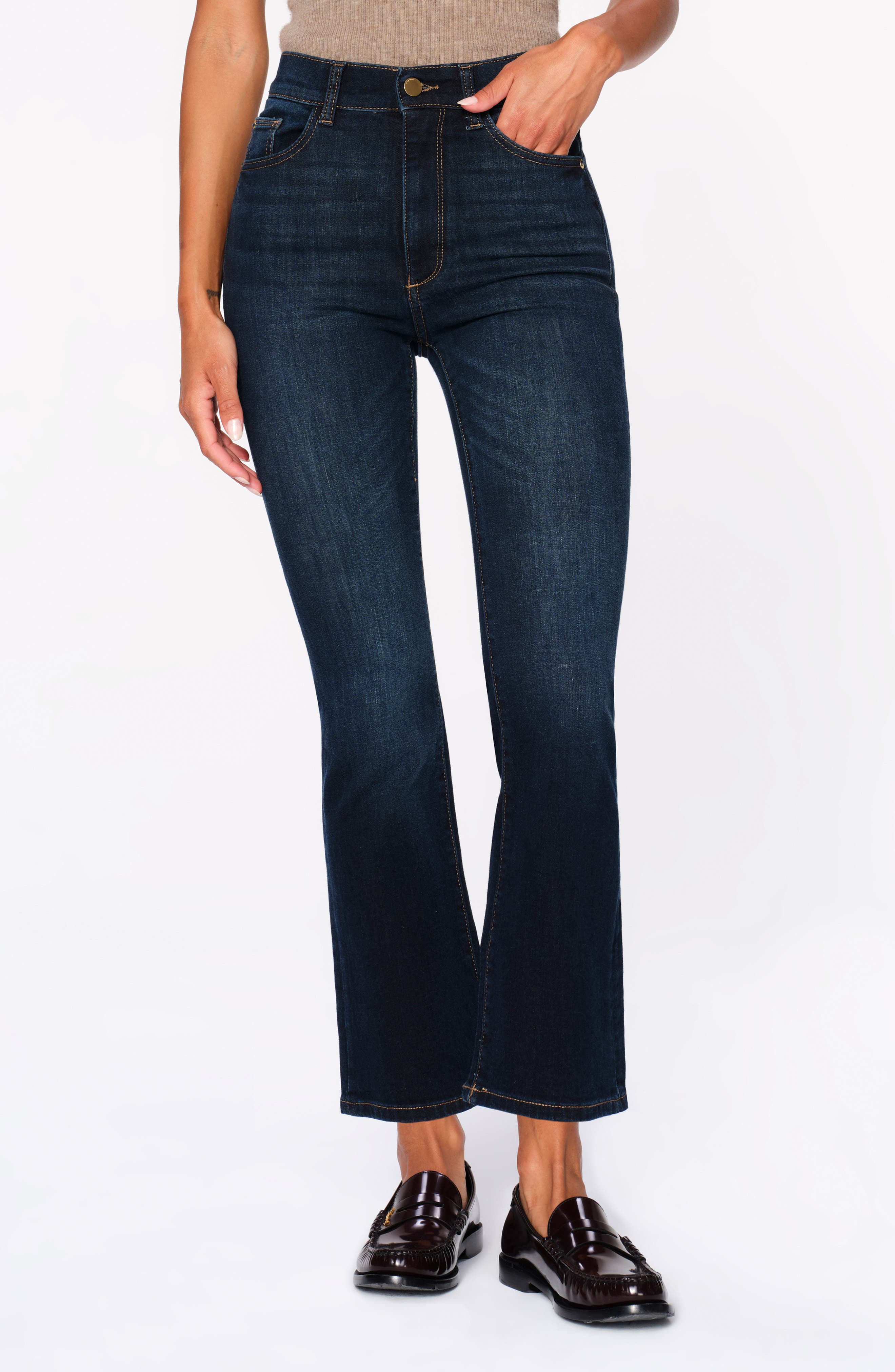 ディーエル1961 (DL1961) レディース ジーンズ・デニム ボトムス・パンツ Patti Straight In White Distressed (White Distressed) DL1961⁄ディーエル1961 HEPBURN WIDE LEG DENIM