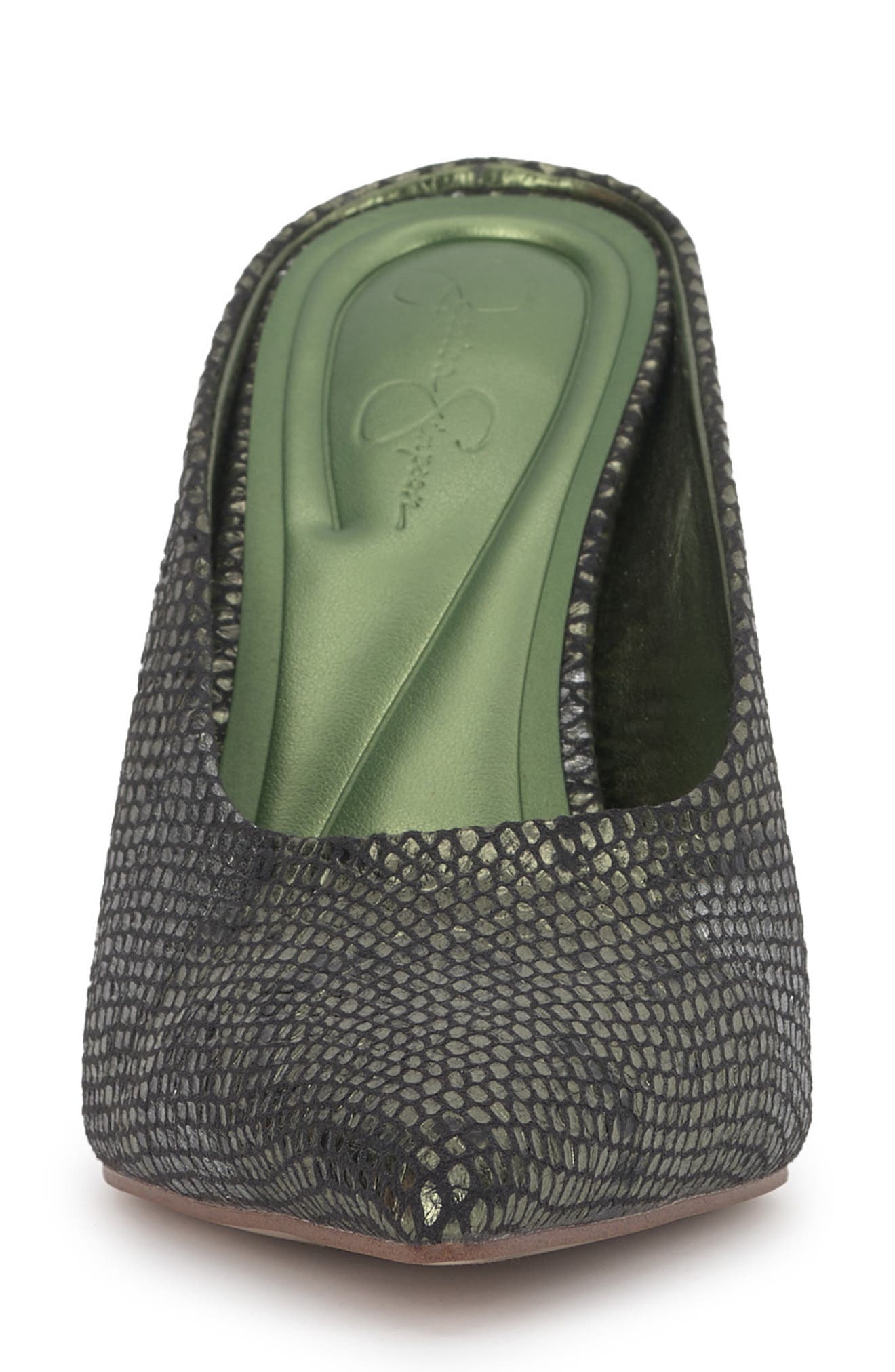 Wilix Pointed Toe Mule, Alternate, color, LIGHT GREEN