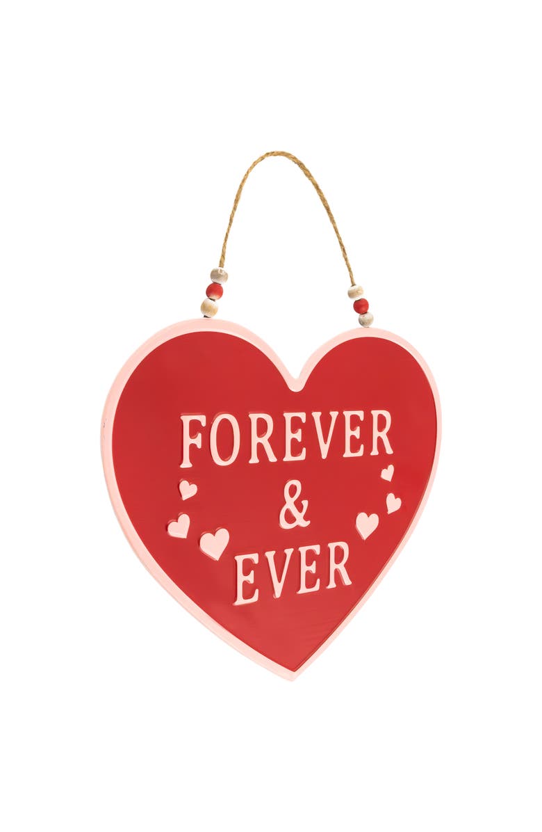 Northlight Forever and Ever Valentine's Day Wall Decoration - 13.75", Alternate, color, Red