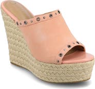 Journee Collection Yari Platform Wedge Espadrille Sandal