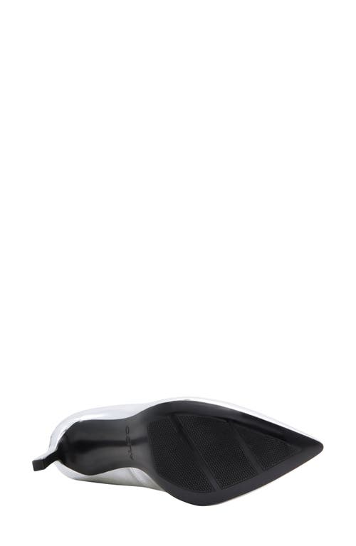 Shop Aldo Lala Pointed Toe Pump In Silver