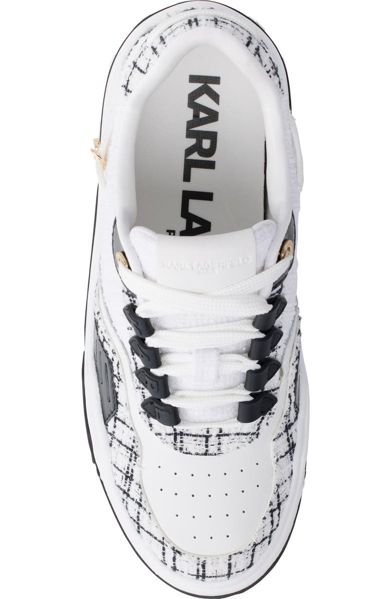 KARL LAGERFELD PARIS Charna Lace Up Sneaker, Alternate, color,
