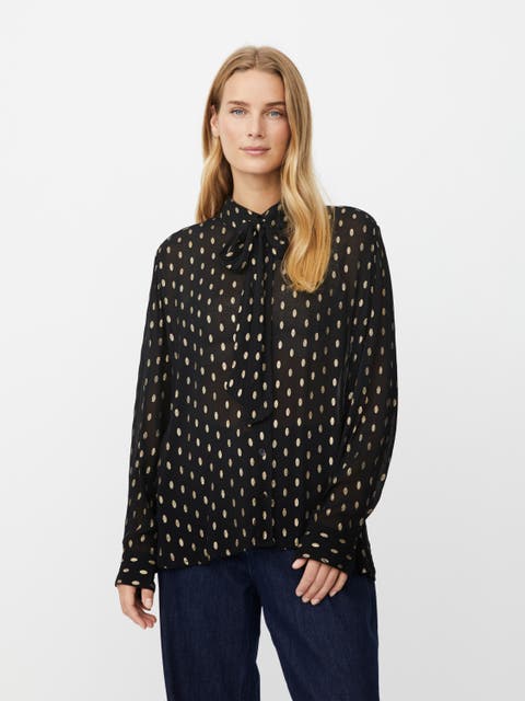 MaInoria Neck Tie Shirt