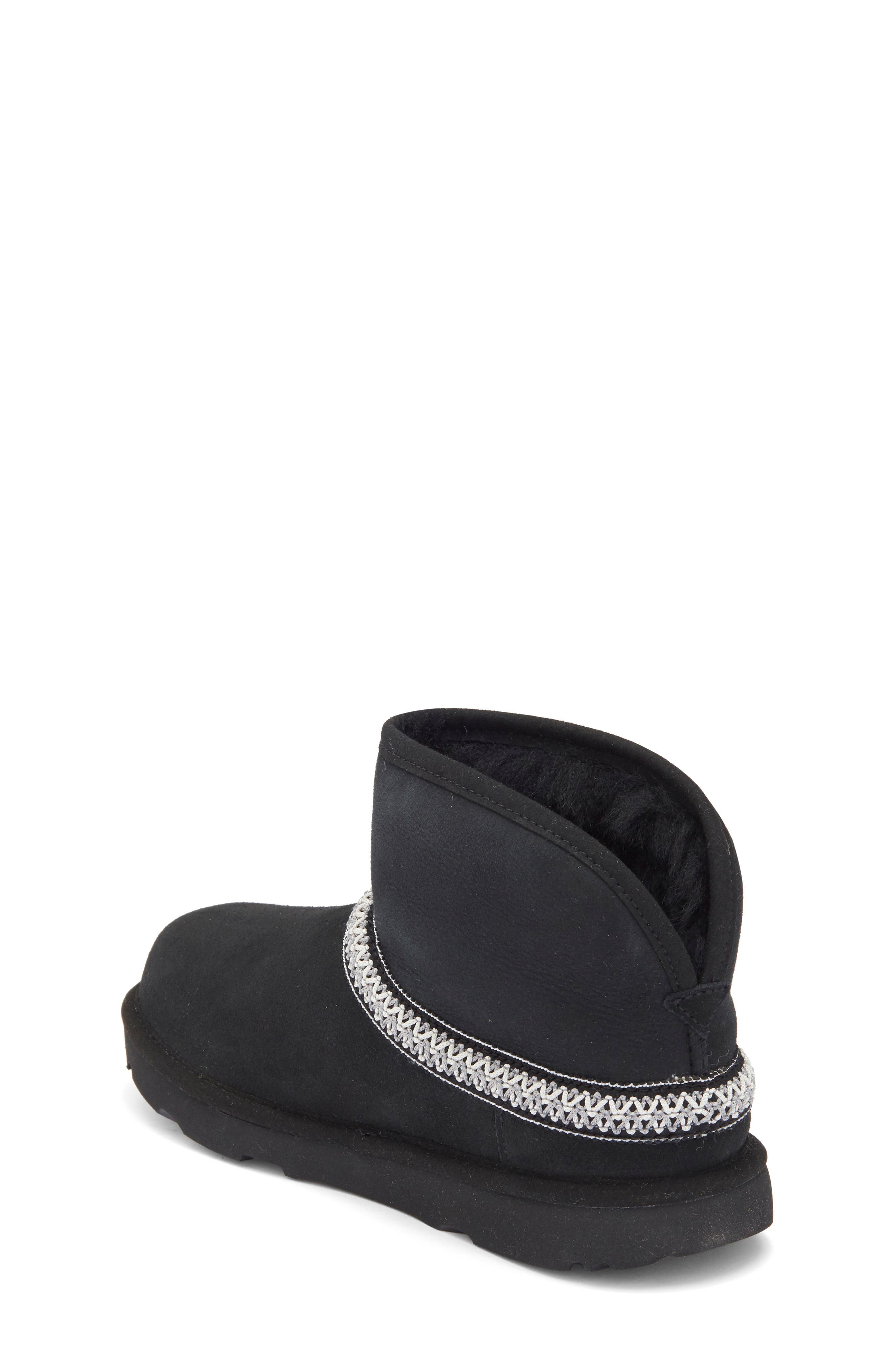UGG<sup>®</sup> Kids' Classic Mini Crescent Boot, Alternate, color, Black