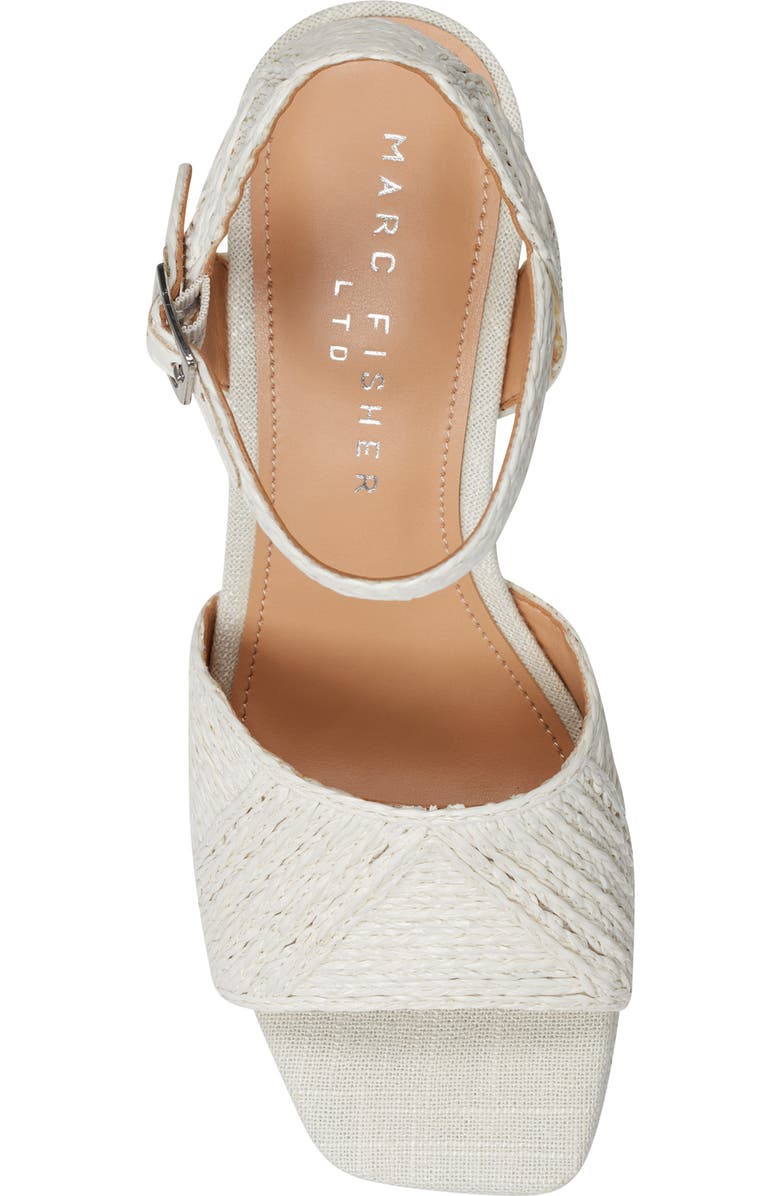 Marc Fisher LTD Calyn 2 Platform Sandal, Alternate, color, Ivory