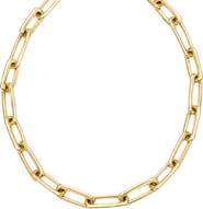 ARGENTO VIVO Chunky Paper Clip Chain Necklace