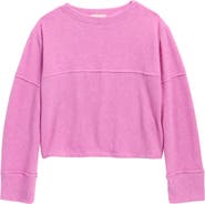 TENLY Kids' Hacci Long Sleeve Top