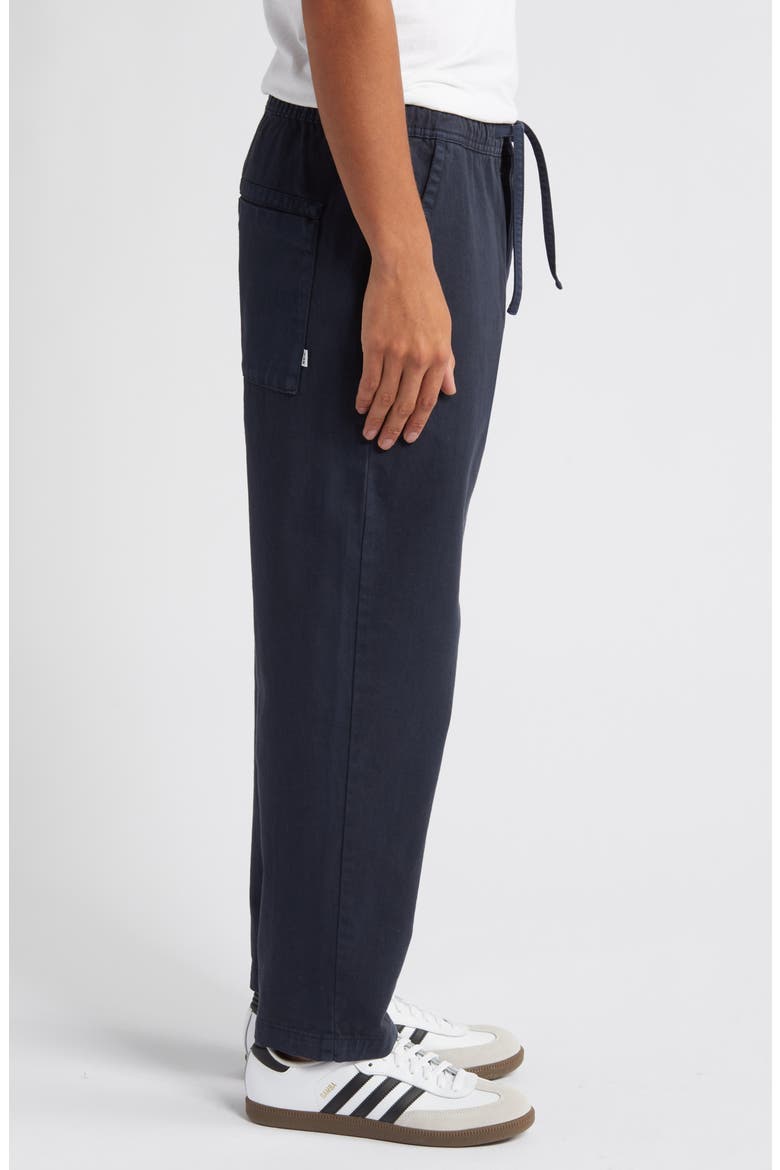 Kurt Organic Cotton Drawstring Crop Pants, Alternate, color, NAVY