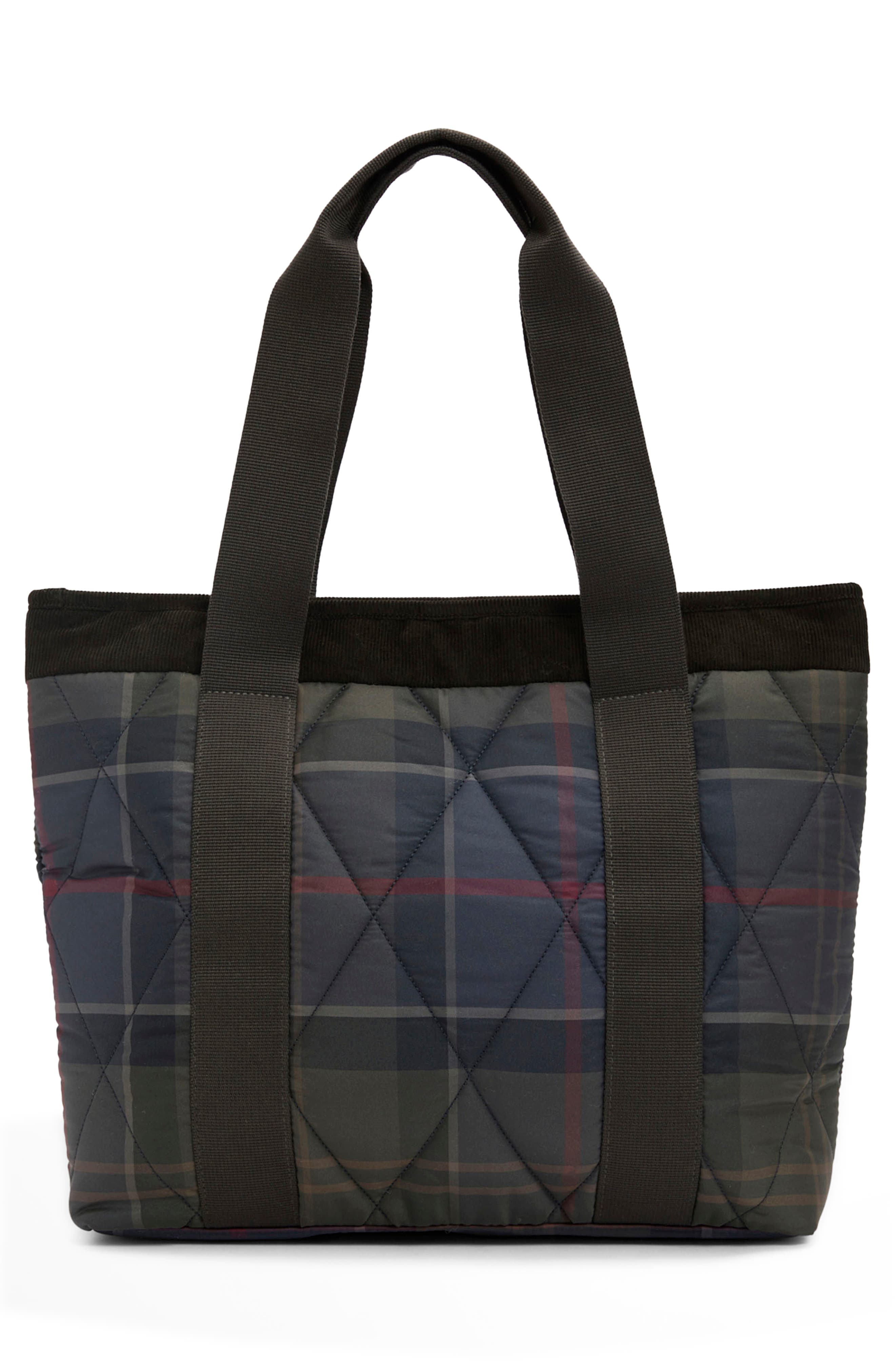 Healy Tartan Quilted Tote, Alternate, color, SHADOW CLASSIC TARTAN