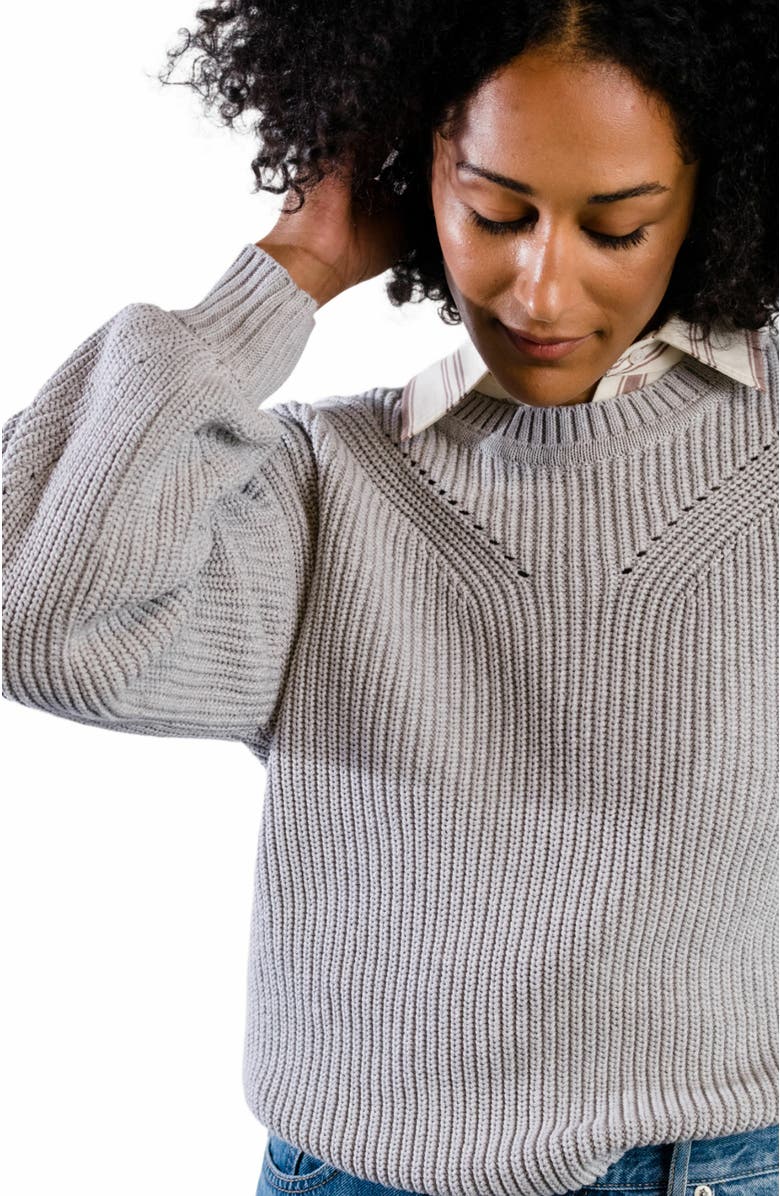 ABLE Sarah Billow Sleeve Sweater, Alternate, color, 