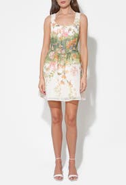 Adelyn Rae Isla Cutout Tie Back Mini Sundress