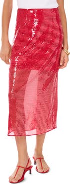 1.STATE Sequin Midi Skirt
