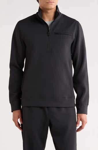 Reigning Champ Double Knit Slim Quarter Zip Sweatshirt