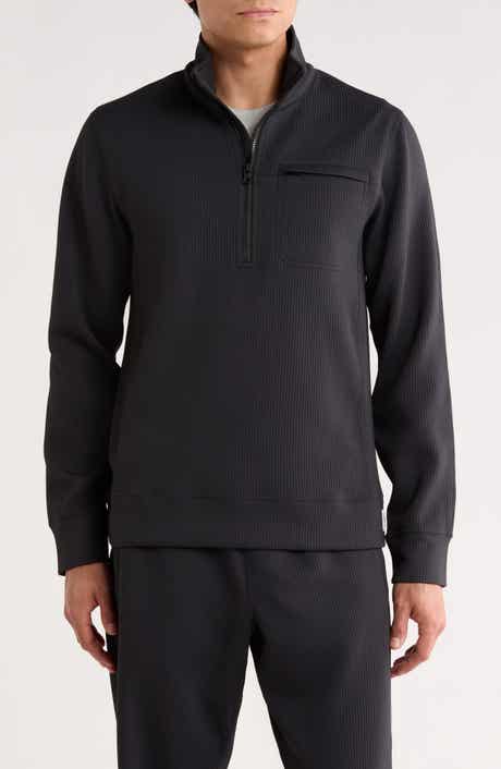 Reigning Champ Double Knit Slim Quarter Zip Sweatshirt
