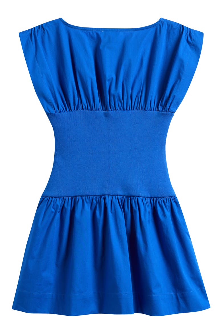 Kids' Poplin Minidress, Alternate, color, BALI BLUE
