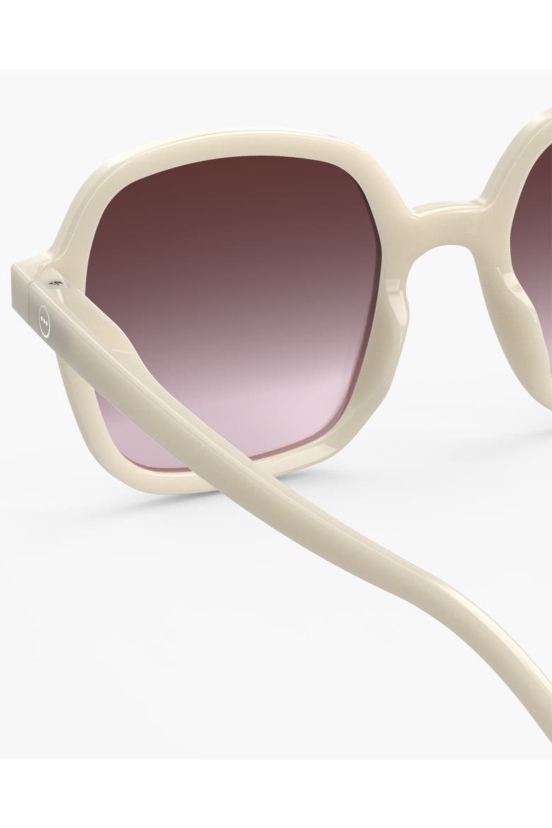 Office 52mm Square Sunglasses, Alternate, color, Vintage Cream