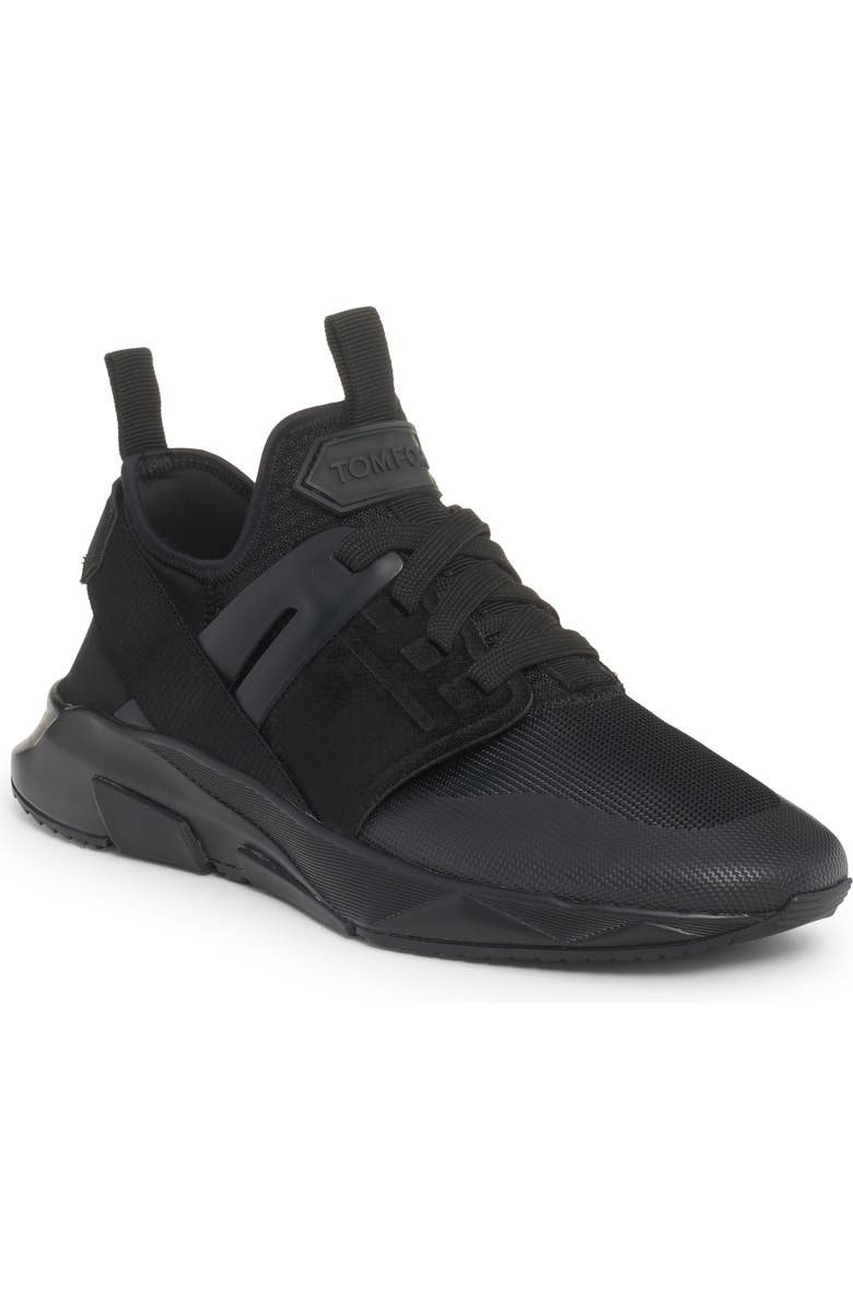 TOM FORD Mixed Media Sneaker, Main, color,