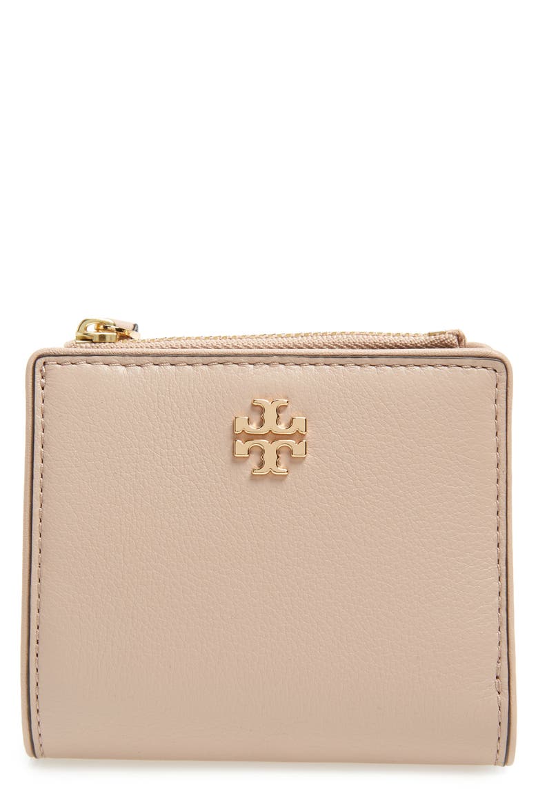 Marsden Leather Mini Wallet, Main, color, LIGHT OAK