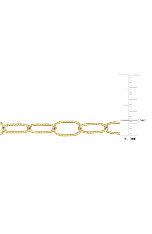 Delmar Rolo Chain Bracelet In Yellow