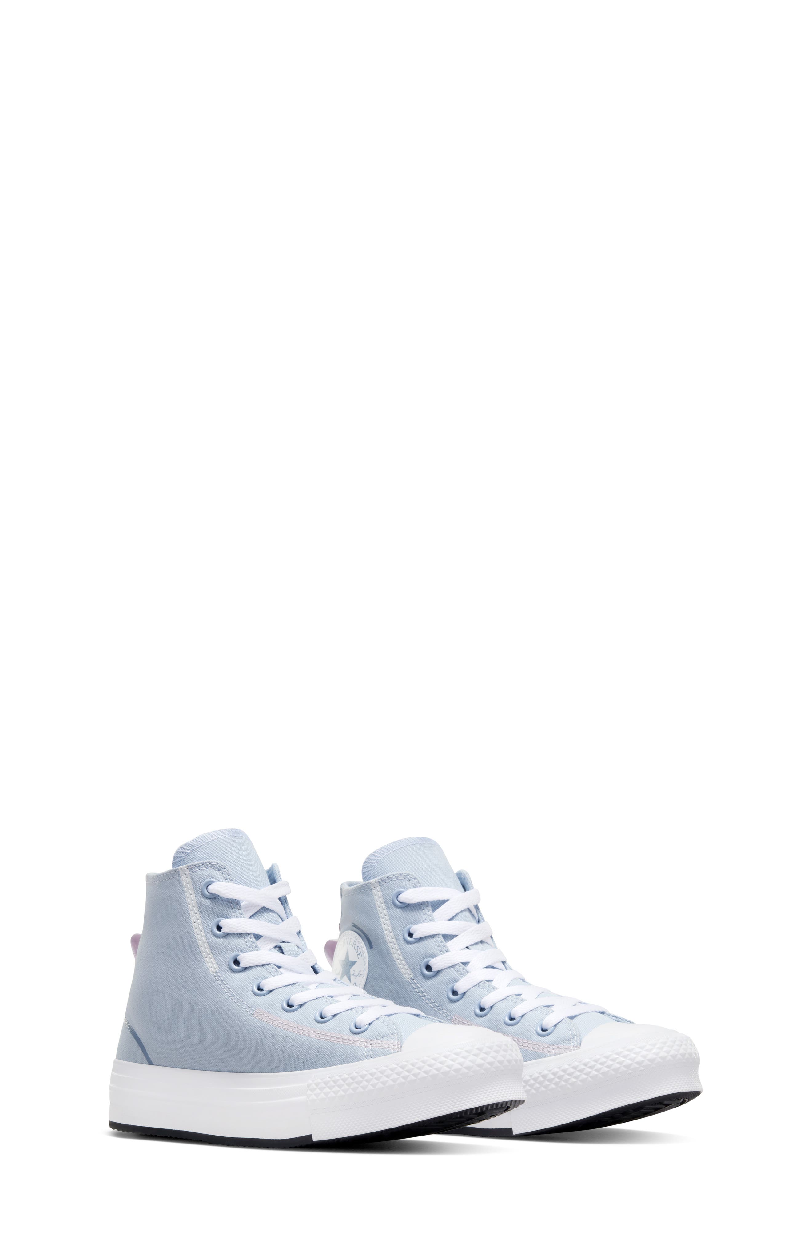 Kids' Chuck Taylor® All Star® EVA Lift High Top Sneaker, Alternate, color, CLOUDY DAZE/ WHITE/ THUNDER