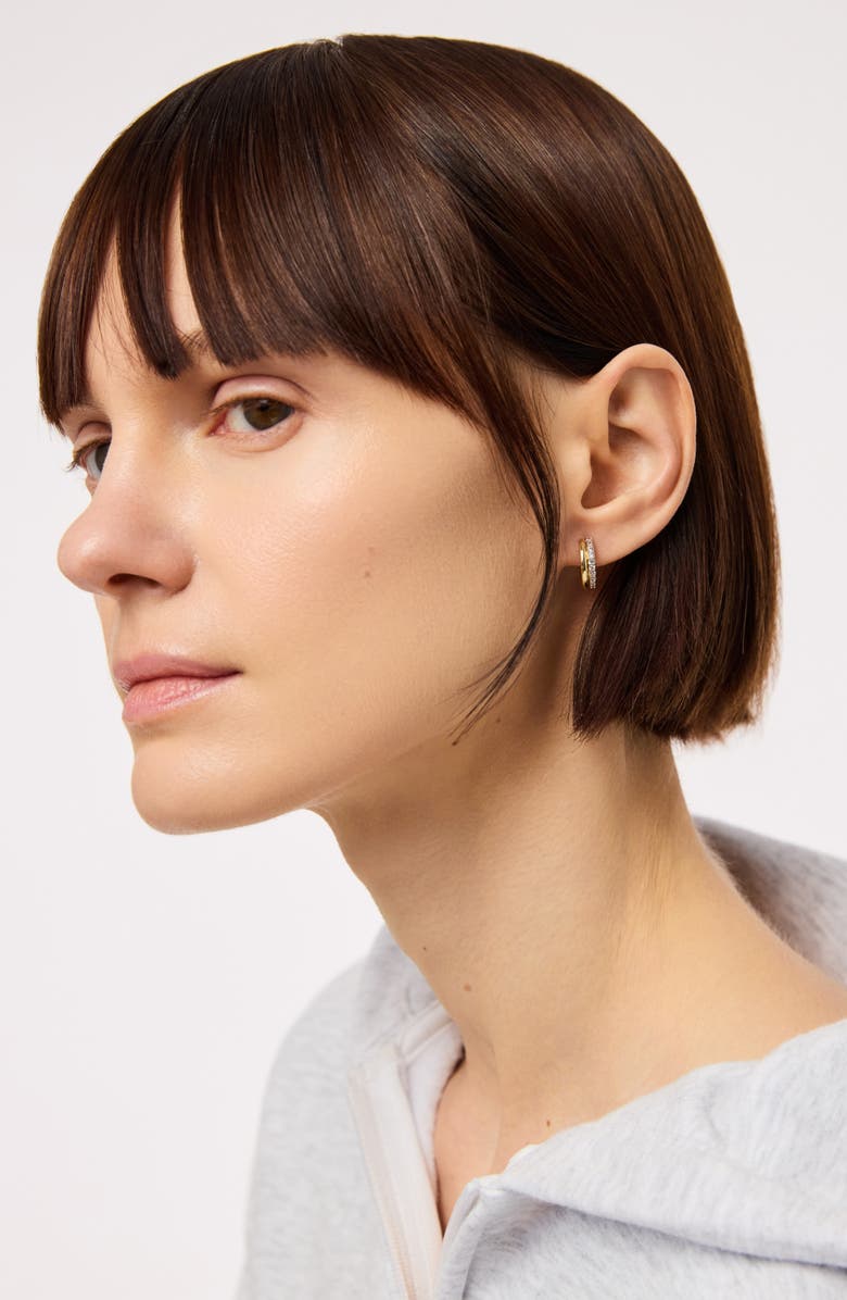 Ana Luisa Asher Pavé, Alternate, color, Gold / Silver / Clear