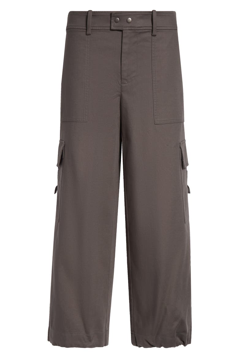 Utility Wide Leg Crop Pants, Main, color, PEBBLE