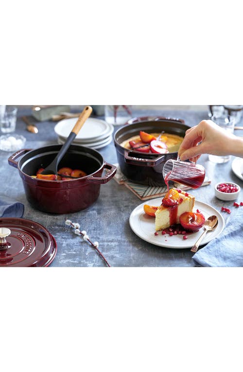 Staub 2.75-quart Enameled Cast Iron Dutch Oven In Red
