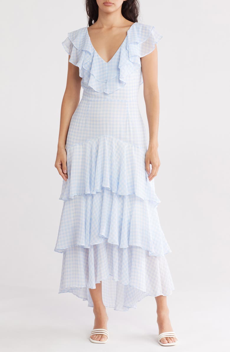 Floral Ruffle Tiered Dress