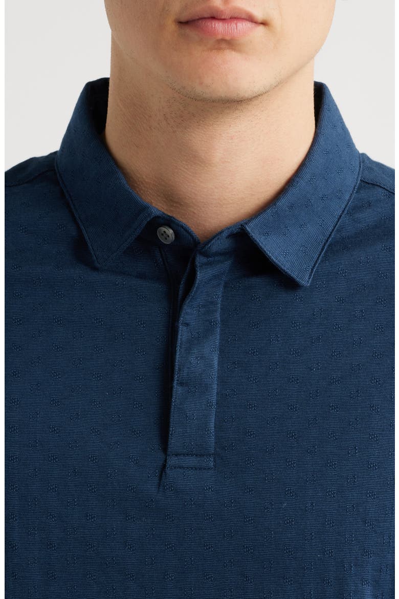 Mirage Geo Jacquard Polo, Alternate, color, NAVY