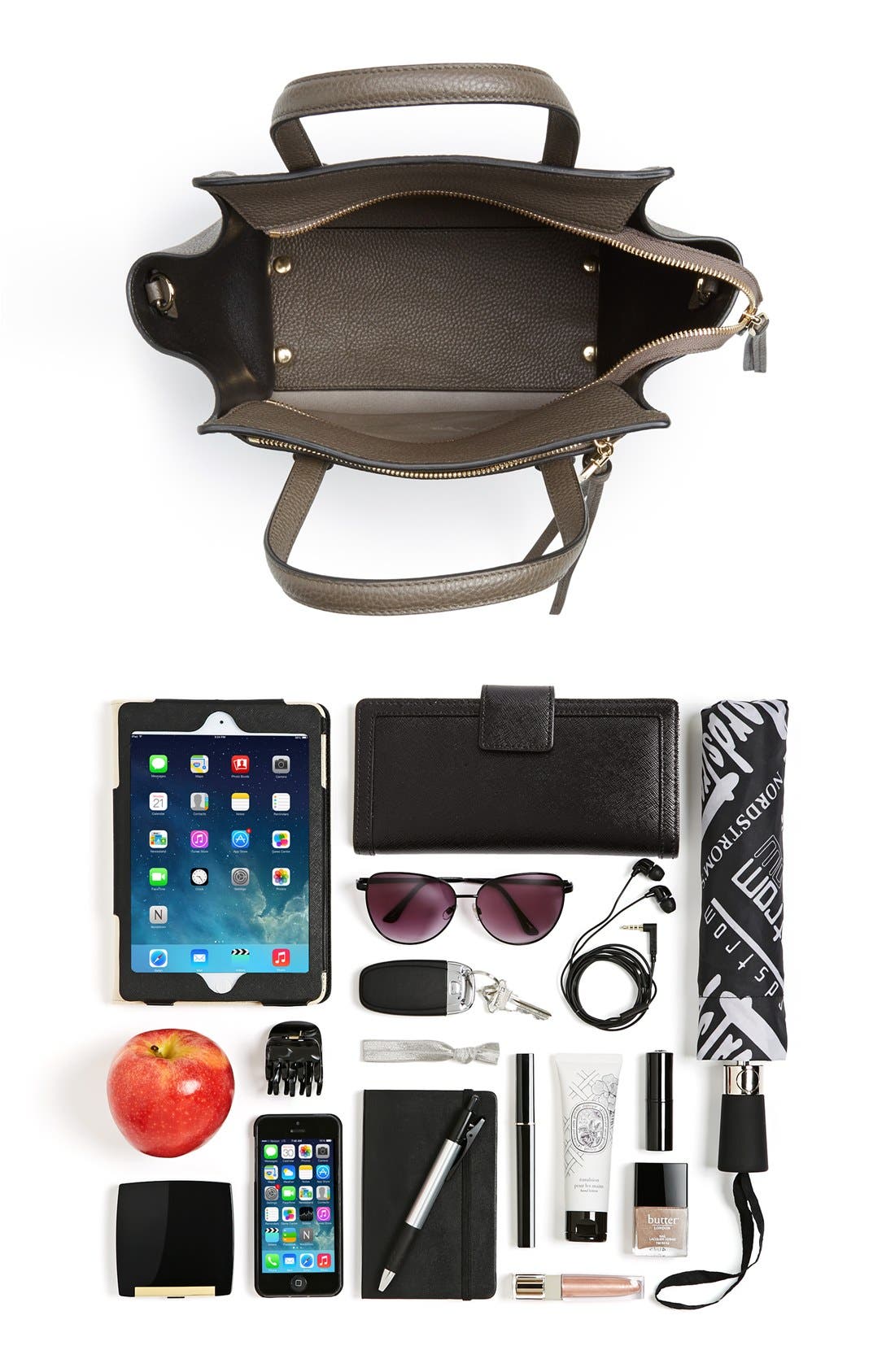 FERRAGAMO Salvatore Ferragamo 'Mini Amy' Calfskin Leather Tote, Alternate, color, 