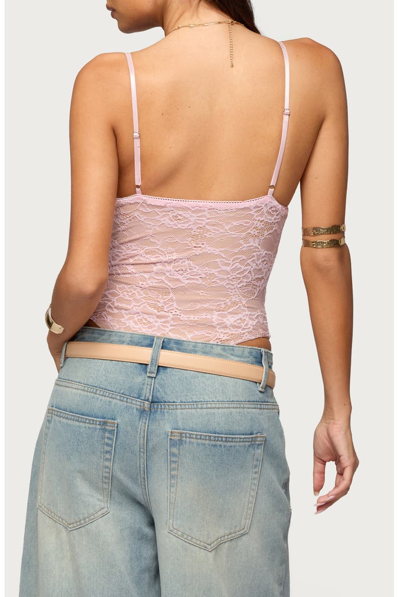 Nolyn Lace Bodysuit, Alternate, color, LIGHT-PINK