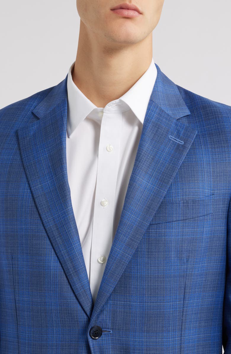 Peter Millar Flynn Classic Fit Plaid Wool Sport Coat, Alternate, color, 