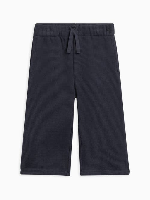 Kendi Clove Waffle Knit Pants In Black